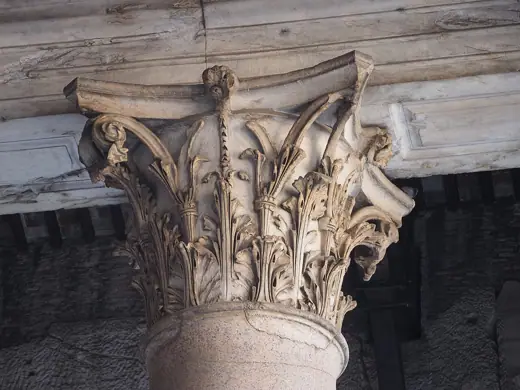 Photo 7: Detail · Pantheon This picture was uploaded via web-app "Wiki Loves Monuments Italia" 