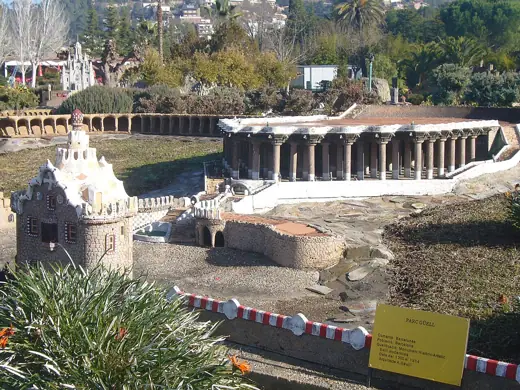 Photo 8: Model · Scale model at the "Catalunya en Miniatura" miniature park : Parc Güell