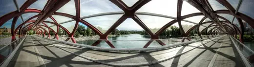 Photo 3: Interior · A panoramic photo of the interior of the Peace Bridge