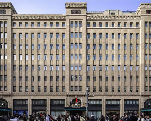 Photo 4: Exterior · The north building, "Peace hotel", completed in 1929 as Sassoon House, originally housed the Cathay Hotel