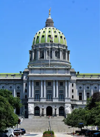 Photo 3: Exterior · The Pennsylvania State Capitol in Harrisburg, Pennsylvania 