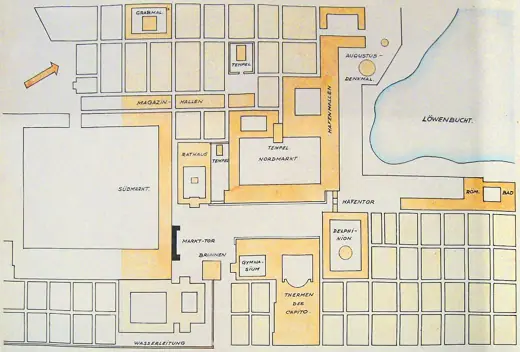 Photo 7: Plan · Plan of Milet , the markets and surroundings around 200 AD