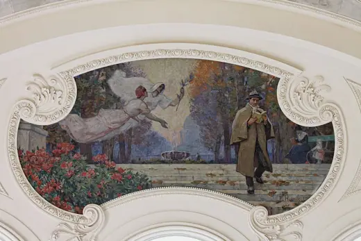 Photo 3: Interior · Une fresque de Ferdinand Humbert ornant un des plafonds du Petit Palais