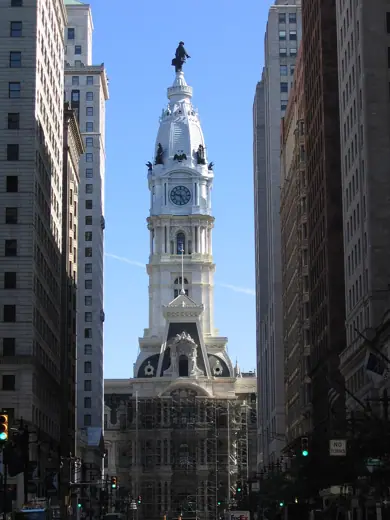 Photo 2: Exterior · en:Philadelphia City Hall south elevation, viewed from South Broad Street