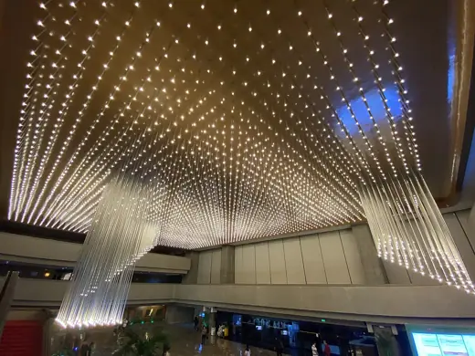 Photo 6: Interior · Lighting fixtures at the PICC lobby