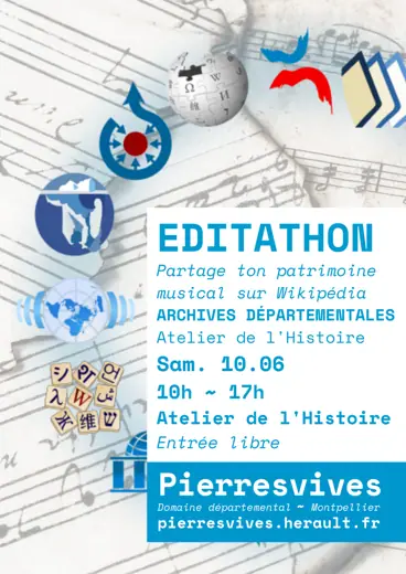 Photo 3: Exterior · Affiche edit-a-thon Musique