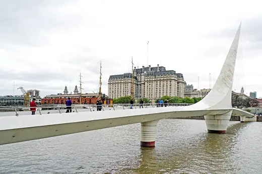 Photo 6: Context · The Puente de la Mujer - The Woman's Bridge is a footbridge in the Puerto Madero district of Buenos Aires