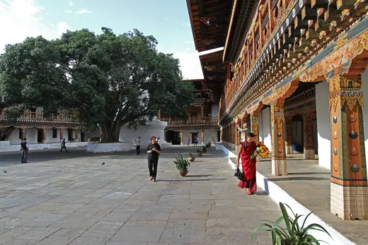 Photo 6: Interior · Dzong in Punakha in Bhutan