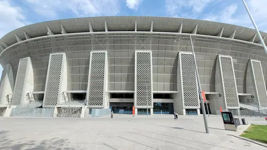 Photo 1: Exterior · Puskas Arena in Budapest Jun 2022
