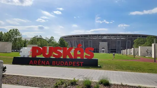 Photo 2: Exterior · Puskas Arena in Budapest Jun 2022