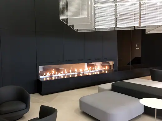 Photo 4: Interior · Atrium Fireplace