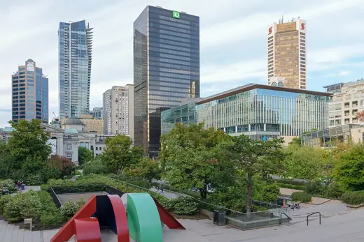 Photo 2: Exterior · View of Downtown Vancouver (British Columbia, Canada) from Robson Square