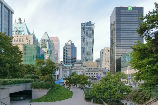 Photo 3: Exterior · View of Downtown Vancouver (British Columbia, Canada) from Robson Square