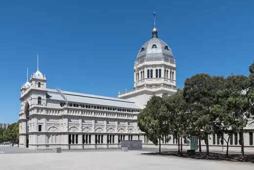 Photo 2: Exterior · A northwest view of Royal Exhibition Building, Melbourne