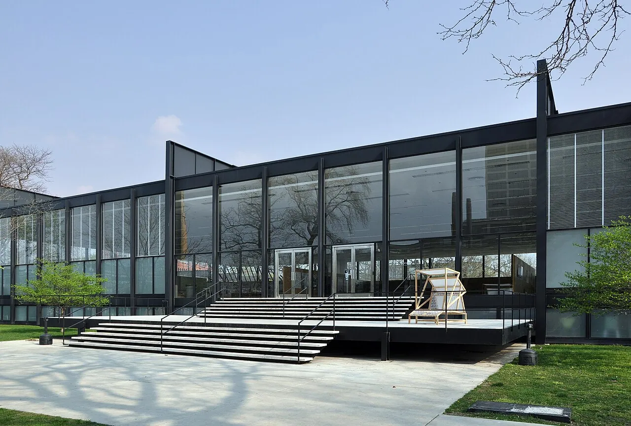 S. R. Crown Hall: Exterior · S