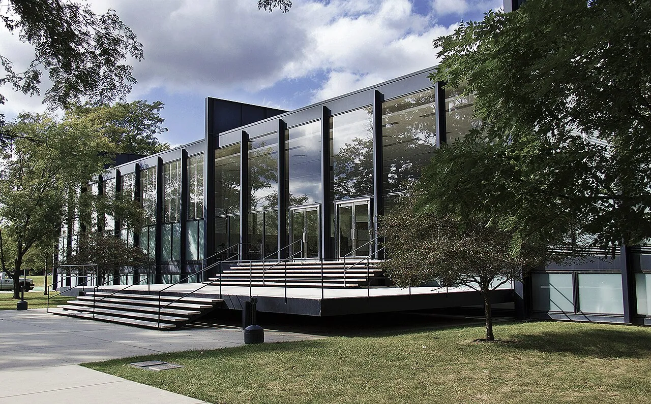 S. R. Crown Hall: Exterior · S.R