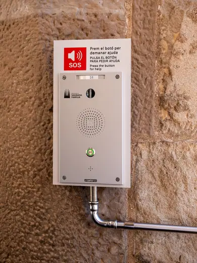 Photo 4: Interior · Intercom inside Basilica Sagrada Familia in Barcelona