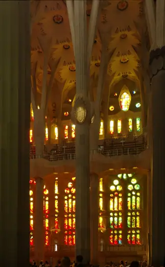 Photo 5: Interior · Spain, Barcelona, Spain, Barcelona, Interior of the Sagrada Família