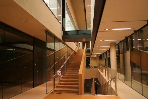 Photo 3: Interior · Sainsbury Laboratory Cambridge University building stairs