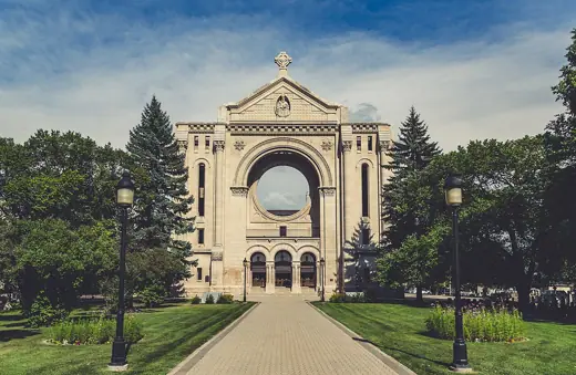 Photo 2: Exterior · The Saint Boniface Cathedral in Winnipeg, Manitoba, Canada
