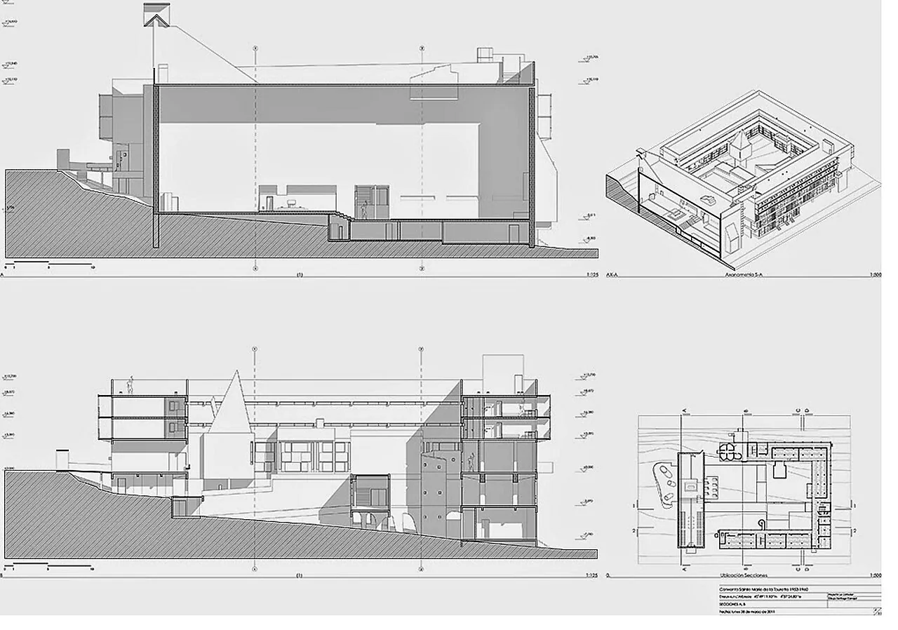 Sainte-Marie de La Tourette: Drawing · Plan Nr