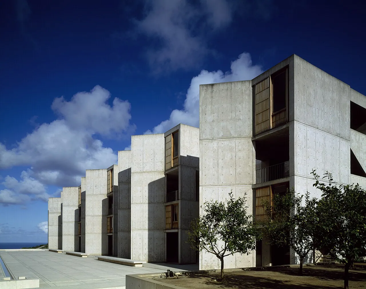Salk Institute: Exterior · Salk Institute from interior courtyard in La Jolla, CA