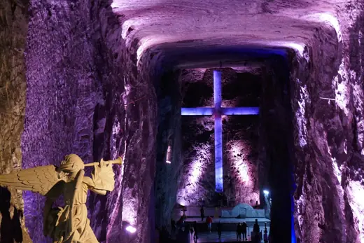 Photo 2: Interior · Interior of the Salt Cathedral Zipaquira, Colombia