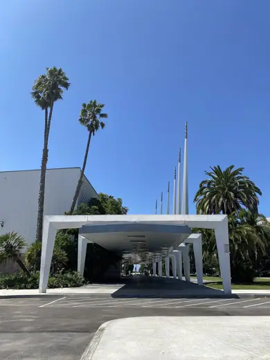 Photo 2: Interior · Santa Monica Civic Auditorium entrance pavilion 2023 September