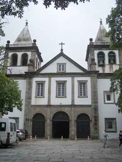Photo 2: Exterior · Façade of the church of Sao Bento Monastery in Rio de Janeiro, Brazil
