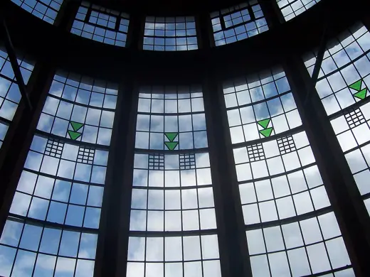 Photo 4: Interior · Main staircase window at Scotland Street School museum
