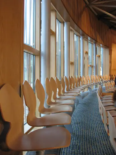 Photo 7: Interior · Debating chamber - public gallery