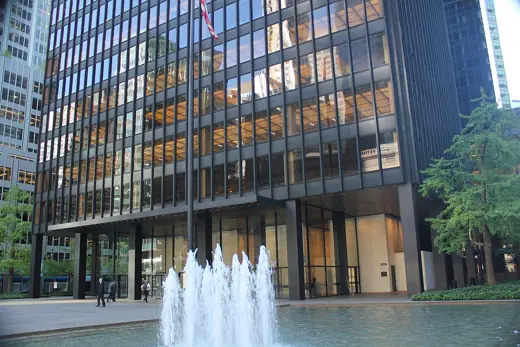 Photo 4: Exterior · The Seagram Building at 375 Park Avenue in Manhattan, New York, seen in May 2022