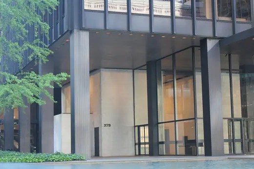 Photo 5: Detail · The Seagram Building at 375 Park Avenue in Manhattan, New York, seen in May 2022