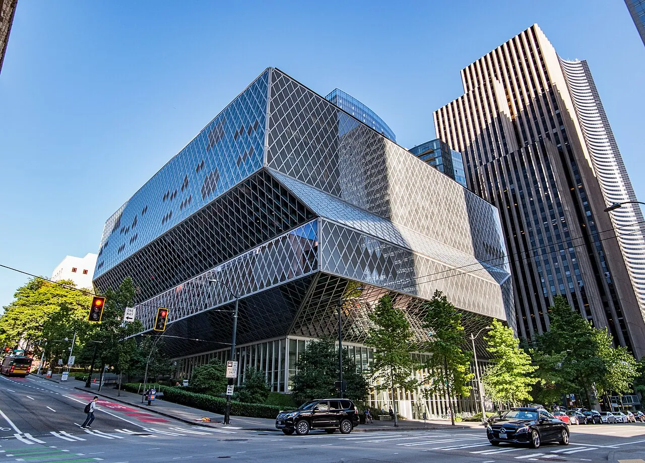 Seattle Central Library: Exterior · Main Seattle library