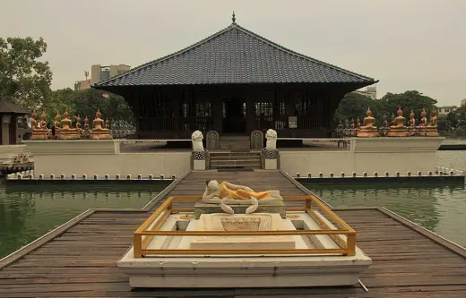 Photo 2: Exterior · Seema Malaka temple at Sir James Pieris Mawatha, Colombo, Sri Lanka