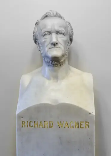 Photo 6: Interior · Dresden, Germany: Interior of the Semperoper; Bust of Richard Wagner