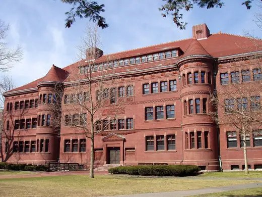 Photo 1: Interior · Photograph of east facade, Sever Hall, Harvard University, Cambridge, Massachusetts, USA