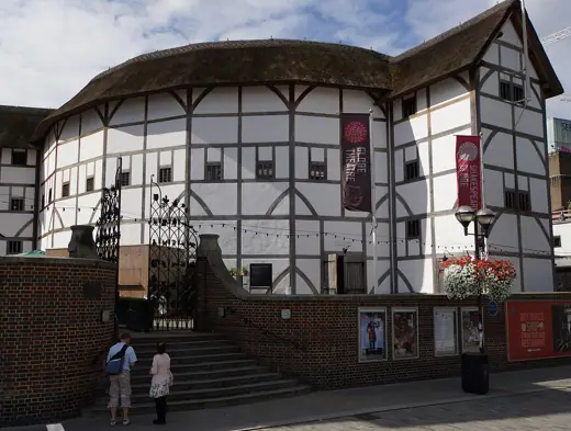 Photo 2: Exterior · Approaching the Globe Theatre