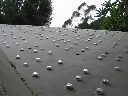 Photo 4: Exterior · John Lautner's drinking glass skylights @ Goldstein residence - Los Angeles