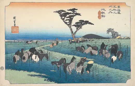 Photo 3: Exterior · Chiryu, from The Fifty-Three Stations of the Tokaido, by Hiroshige, Shimane Art Museum, Matsue, Shimane, Japan