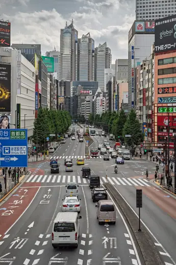 Photo 4: Exterior · Koshu-kaido Avenue near to Shinjuku Station in Nishi Shinjuku, Shinjuku, Tokyo in 2024 May