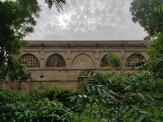 Photo 3: Exterior · Carved Mesh of Sidi Saiyyed Mosque Ahmedabad Gujarat