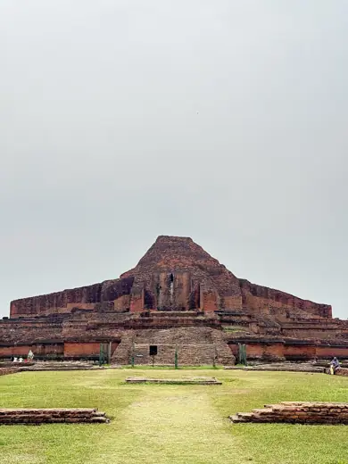 Photo 2: Interior · Stairway beside the entrance gate of the Somapura Mahavihara ruins in Paharpur, Bangladesh