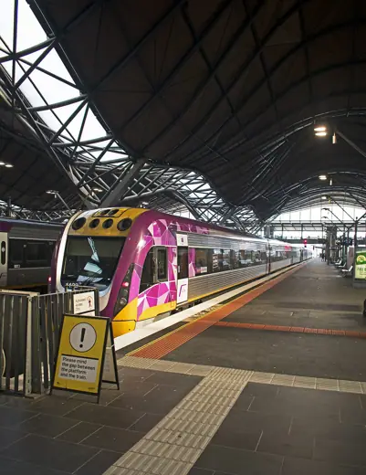 Photo 3: Exterior · Train at Platform 6A, Southern Cross Station, Melbourne, Victoria, Australia