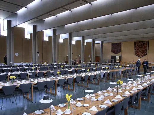 Photo 5: Interior · St Catherine's College, Oxford (1960-64) by Arne Jacobsen