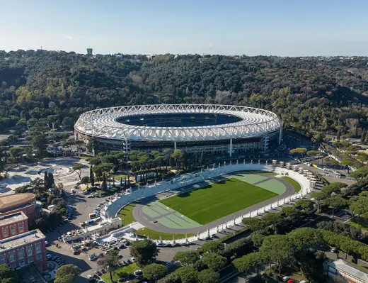 Photo 6: Context · Stadio Olimpico (Background) and Stadio dei Marmi (foreground) in Rome