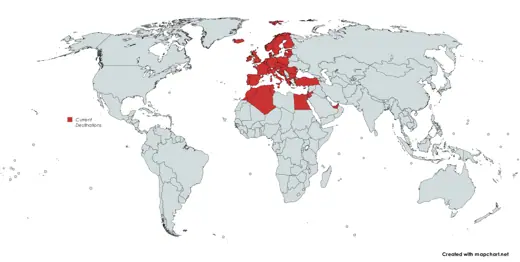 Photo 2: Exterior · Countries you can fly to from Stansted Airport