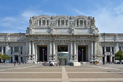 Photo 3: Exterior · The facade of Central station, Milan, Italy