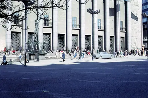 Photo 2: Exterior · Concert House ( Konserthuset ) steps with Carl Milles statue Stockholm