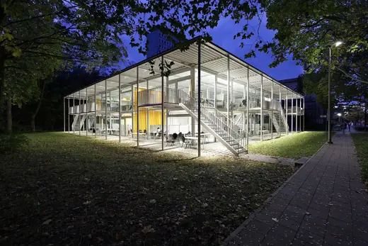 Photo 2: Exterior · The student house of the Technical University of Braunschweig , which opened in January 2023